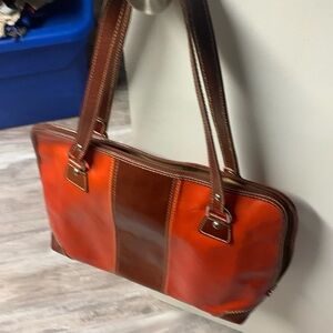 leather work bag,